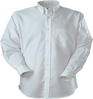 Camisas Oxford Manga Larga color Blanco